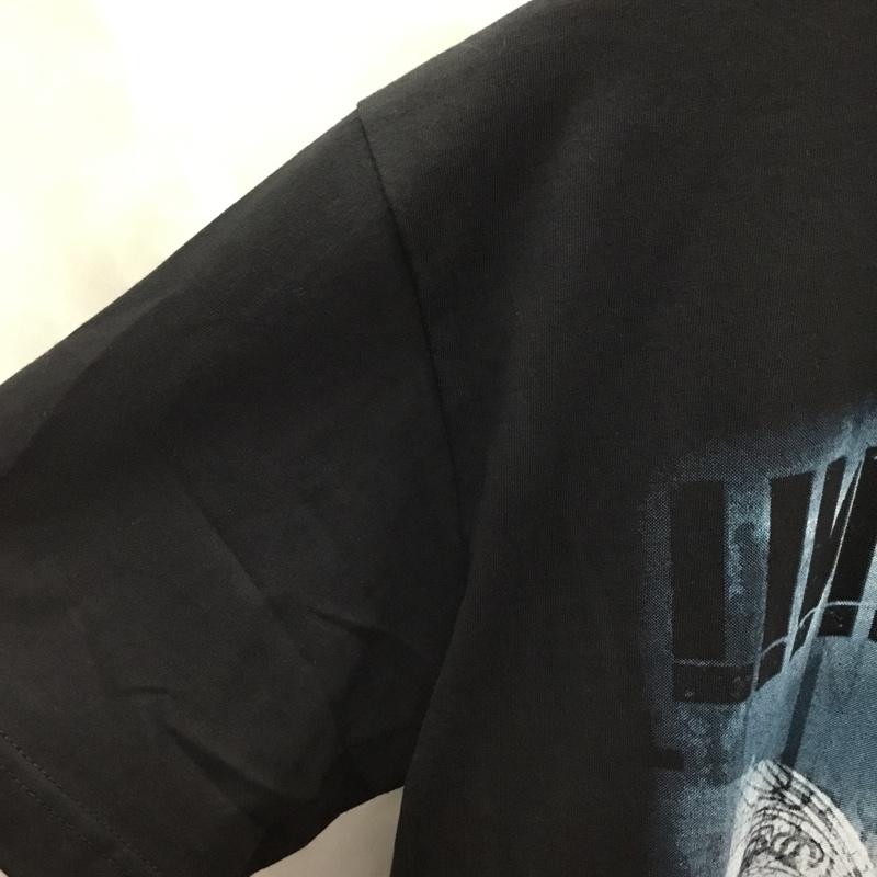 古着 USED Tシャツ 半袖 半袖カットソー プリントTシャツ クルーネックカットソー バンドTシャツ L プリント 黒 / ブラック / メンズ USED 古着 中古 10106951
