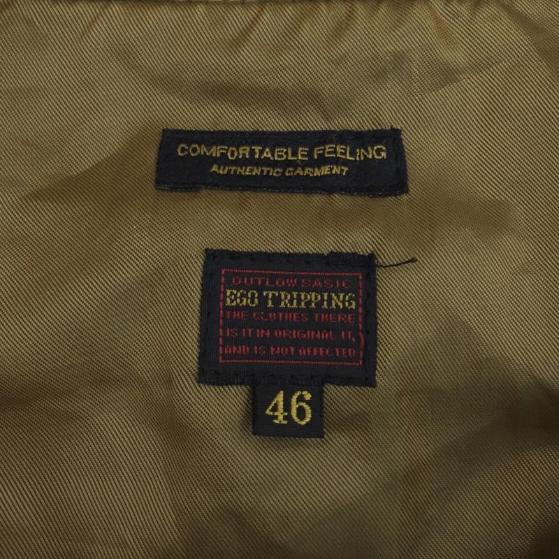 エゴトリッピング EGO TRIPPING シャツ、ブラウス 長袖 46 チェック 黒 / ブラック / X 茶 / ブラウン / X 黄 / イエロー / メンズ USED 古着 中古 10139063