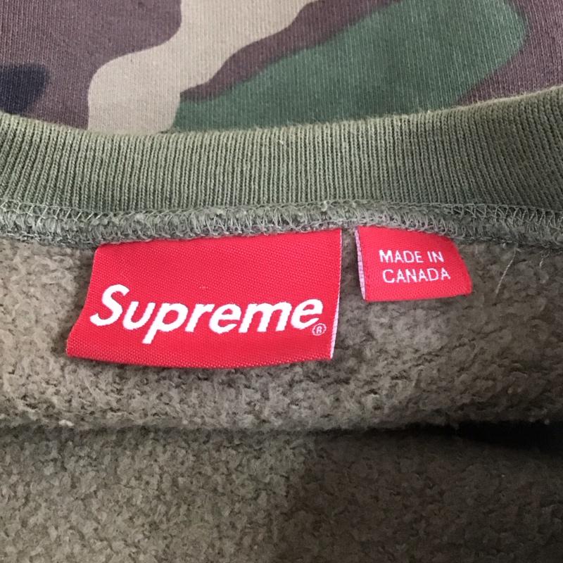 シュプリーム Supreme トレーナー 長袖 15AWBoxLogoCrewneck 長袖トレーナー スウェット XL カモフラージュ柄・迷彩 マルチカラー / マルチカラー / メンズ USED 古着 中古 10107386
