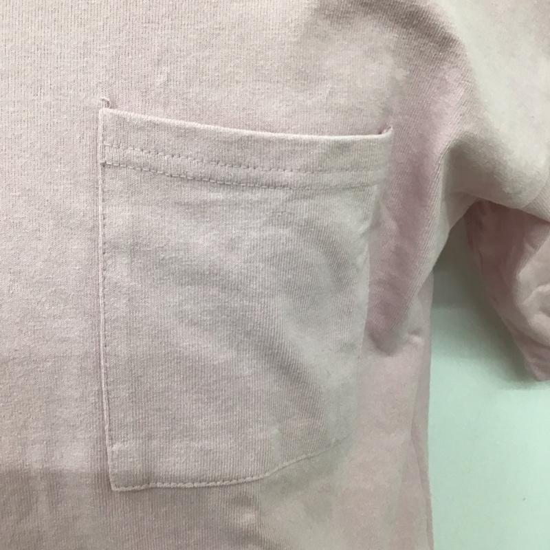 グッドウェア Goodwear Tシャツ 半袖 半袖カットソー 無地Tシャツ クルーネックカットソー M 無地 桃 / ピンク / メンズ USED 古着 中古 10124053