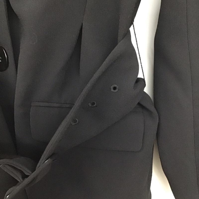 ザラウーマン ZARA WOMAN ジャケット、上着 ジャケット、ブレザー カジュアルジャケット アウター カラージャケット ウエスト切り替え XS 無地 黒 / ブラック / レディース USED 古着 中古 10133017