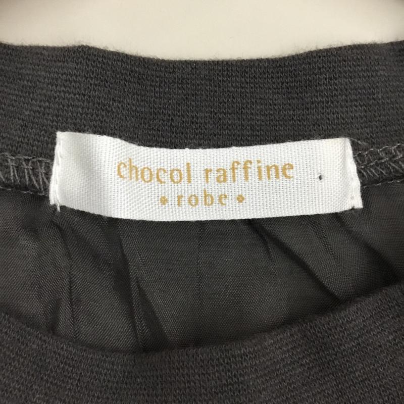 ショコラ フィネ ローブ chocol raffine robe カットソー 半袖 6a16l0a1300 エアリートップス 半袖かっとそー カジュアルシャツ FREE 無地 黒 / ブラック / レディース USED 古着 中古 10113388