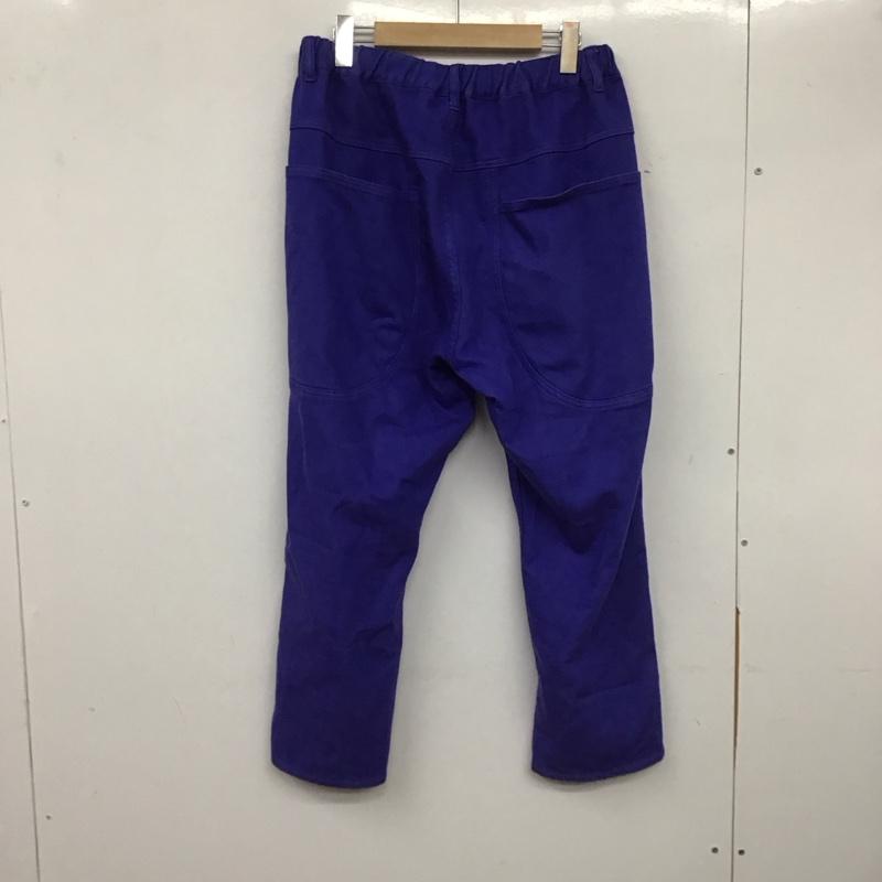 ゴースローキャラバン go slow caravan パンツ サルエルパンツ 391502 イージーパンツ 4 無地 青 / ブルー / メンズ USED 古着 中古 10139458
