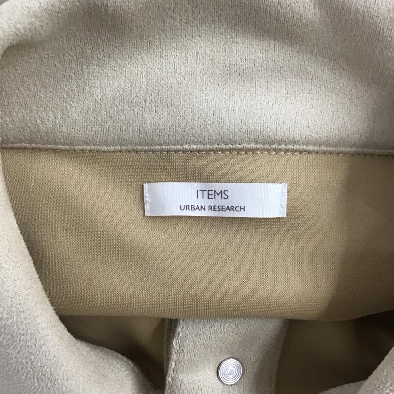 アイテムズ アーバンリサーチ ITEMS URBAN RESEARCH ジャケット、上着 ジャケット、ブレザー IT24-27A002 フェイクスエードシャツジャケット FREE 無地 ベージュ / ベージュ / レディース USED 古着 中古 10125063