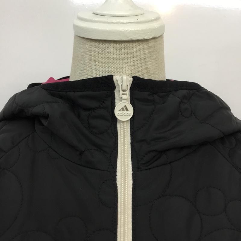 アディダス adidas ジャケット、上着 ジャンパー、ブルゾン S 無地 黒 / ブラック / レディース USED 古着 中古 10113162