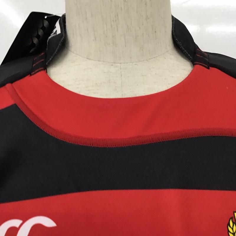 カンタベリー CANTERBURY カットソー 半袖 半袖カットソー プリントTシャツ クルーネックカットソー スポーツウェア M ロゴ、文字 黒 / ブラック / X 赤 / レッド / メンズ USED 古着 中古 10111111