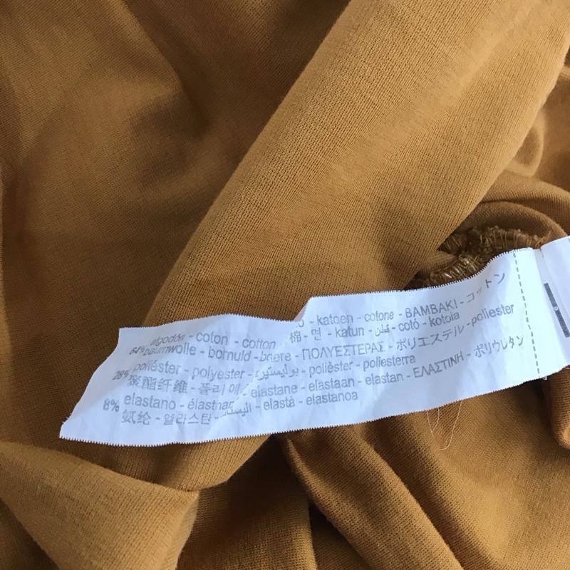 ザラウーマン ZARA WOMAN カットソー 半袖 半袖カットソー クルーネック チュニック フレア 3L 無地 キャメル / キャメル / レディース USED 古着 中古 10136100