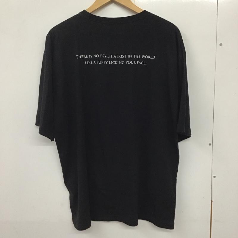 アイテムズ アーバンリサーチ ITEMS URBAN RESEARCH Tシャツ 半袖 IT15-11A029 カレッジロゴプリント リンガーTシャツ L プリント 黒 / ブラック / メンズ USED 古着 中古 10134608