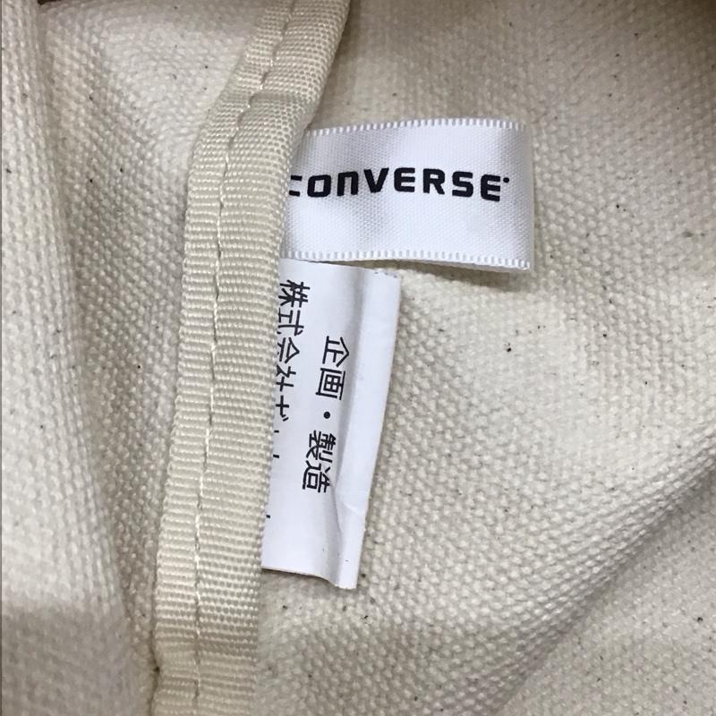 コンバース CONVERSE トートバッグ トートバッグ ショルダー 2WAY キャンバス ロゴ、文字 アイボリー / アイボリー / レディース USED 古着 中古 10116071