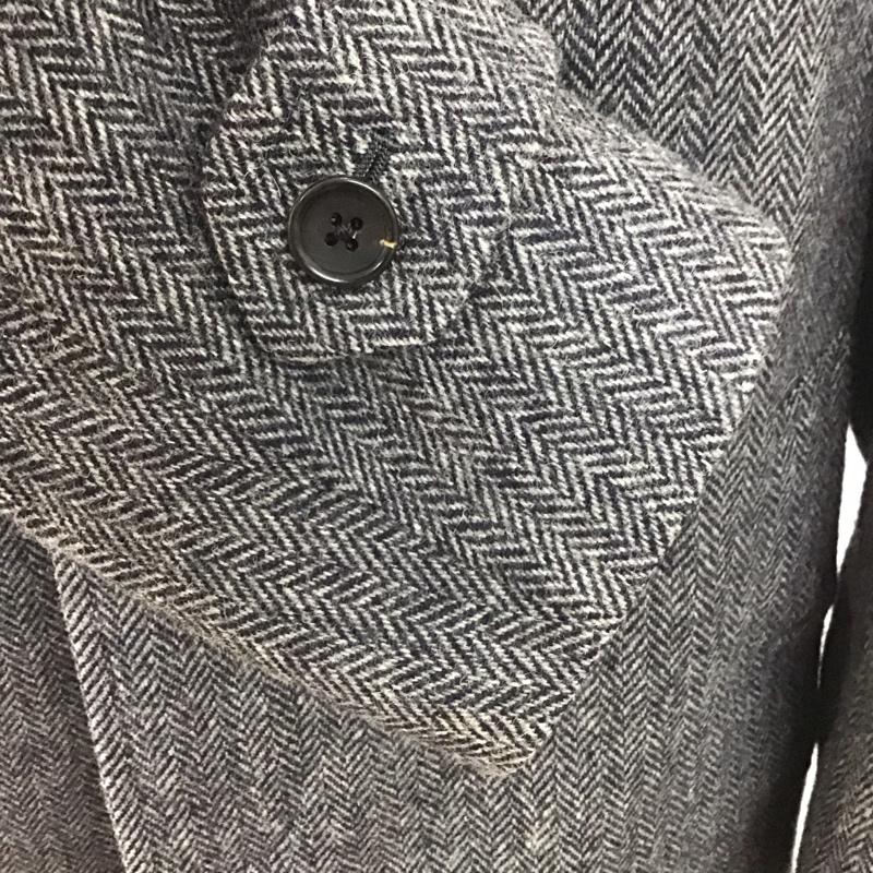 ブルックスブラザーズ BROOKS BROTHERS コート コート一般 ロングコート カラーロングジャケット カジュアルジャケット アウター 36 総柄 灰 / グレー / メンズ USED 古着 中古 10111092