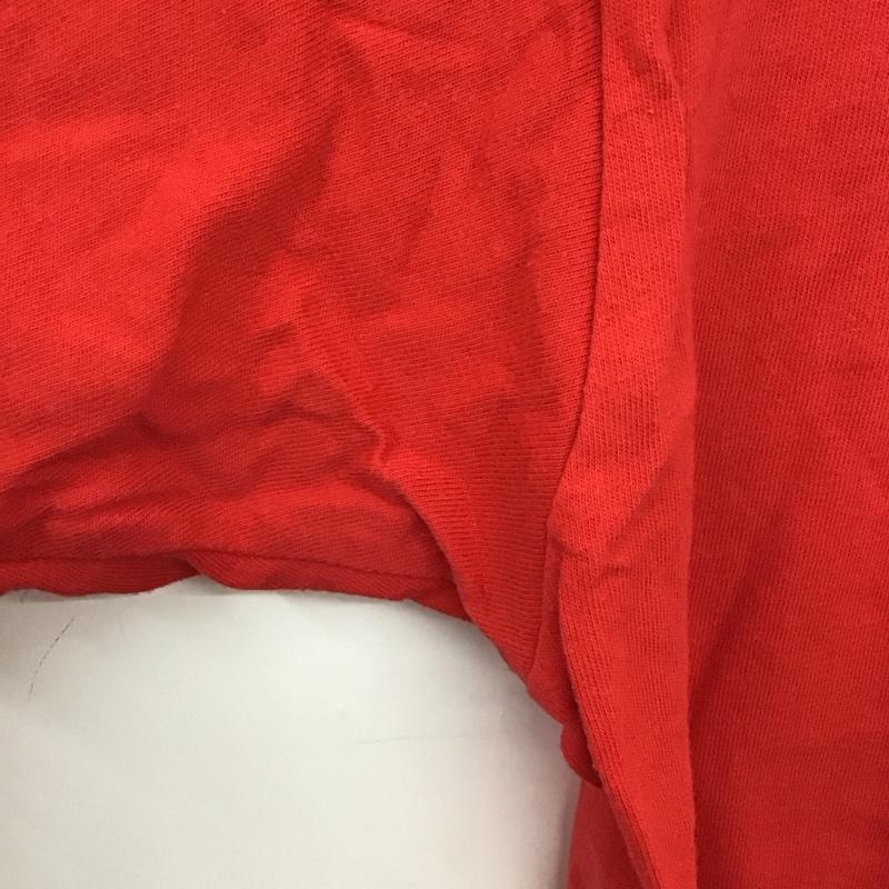 マジェスティック MAJESTIC Tシャツ 半袖 半袖カットソー プリントTシャツ クルーネックカットソー XL プリント 赤 / レッド / メンズ USED 古着 中古 10136860