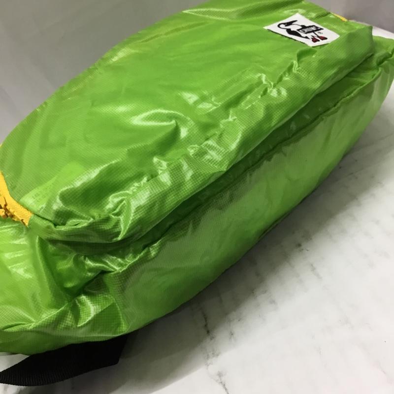 チャムス CHUMS ウエストバッグ ウエストバッグ RIP STOP FANNY PACK ロゴ、文字 薄緑 / ライトグリーン / メンズ USED 古着 中古 10106345