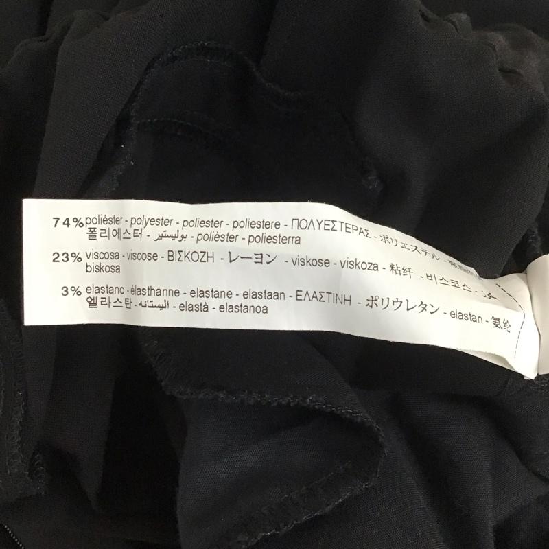 ザラ ZARA ボトムス ボトムス 8391 034 800 ワイドパンツ L 無地 黒 / ブラック / レディース USED 古着 中古 10109734