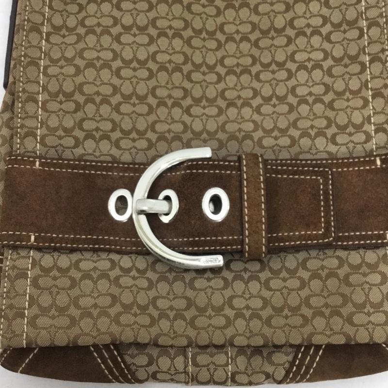 コーチ COACH ショルダーバッグ ショルダーバッグ ミニシグネチャー C05Q 3644 総柄 茶 / ブラウン / レディース USED 古着 中古 10137939