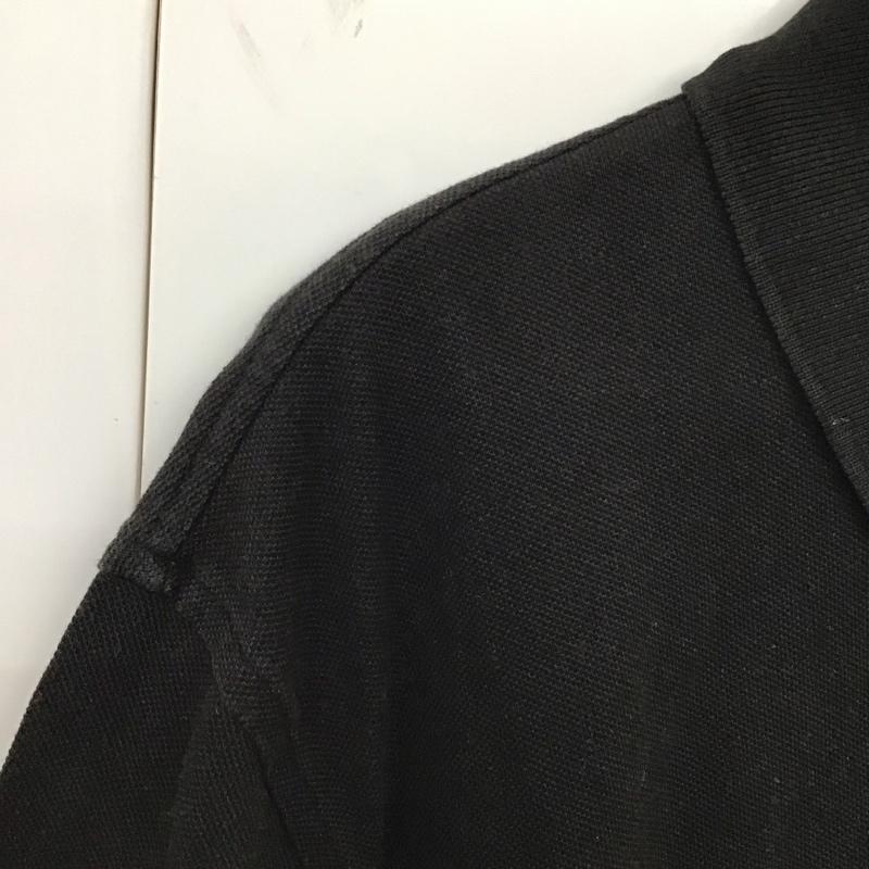 ブルックスブラザーズ BROOKS BROTHERS ポロシャツ 半袖 半袖ポロシャツ 半袖カットソー カラーシャツ L ロゴ、文字 黒 / ブラック / メンズ USED 古着 中古 10129519