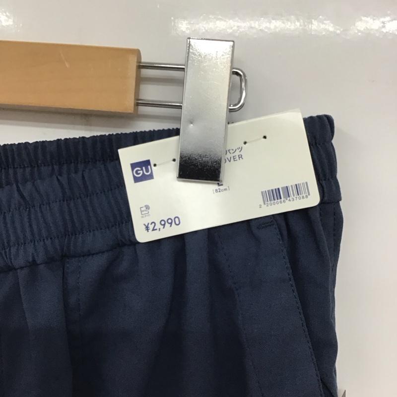 ジーユー GU パンツ ワークパンツ、ペインターパンツ 321-333494 ボトム ワイドパンツ カジュアルパンツ L 無地 紺 / ネイビー / メンズ USED 古着 中古 10133166