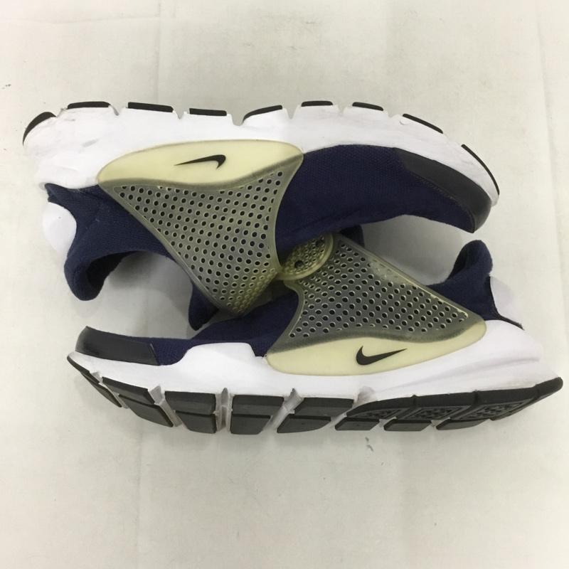 ナイキ NIKE スニーカー スニーカー 819686-400 SOCK DART 28cm 28.0cm ワンポイント 紺 / ネイビー / メンズ USED 古着 中古 10138033