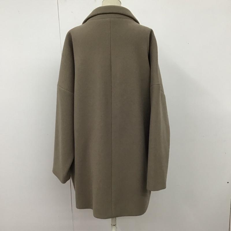 ローリーズファーム LOWRYS FARM コート コート一般 FREE 無地 茶 / ブラウン / レディース USED 古着 中古 10122253