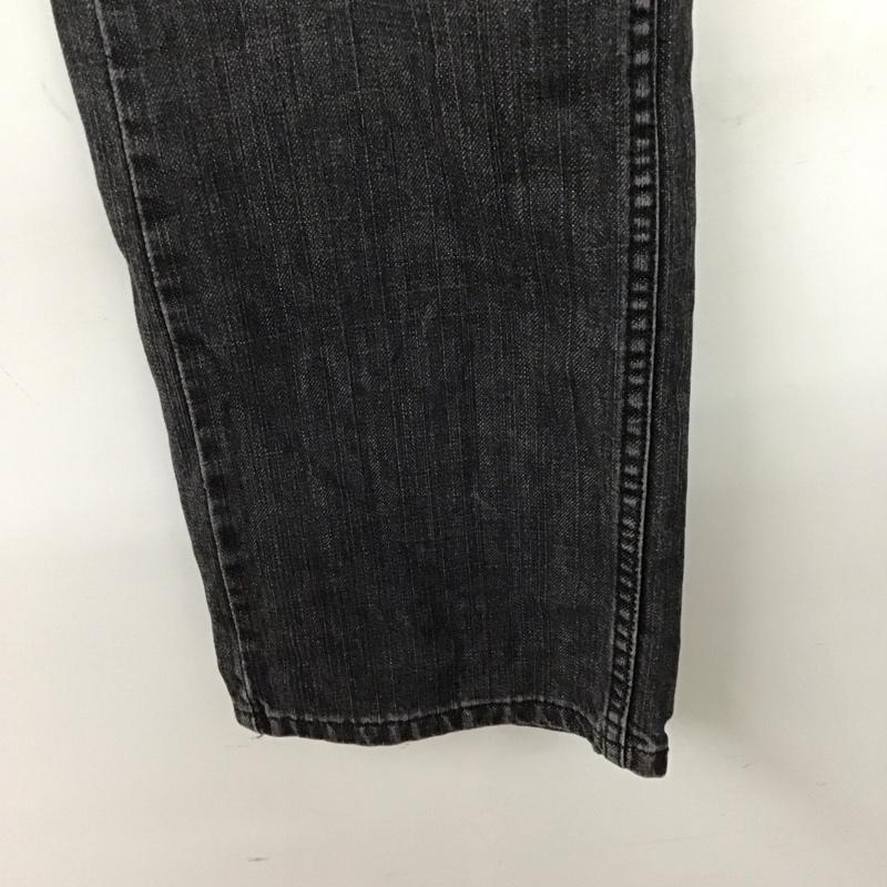 リーバイストラウスアンドコー Levi Strauss & co. パンツ デニム、ジーンズ デニムパンツ ワイドパンツ カジュアルパンツ 32インチ 無地 黒 / ブラック / メンズ USED 古着 中古 10134570