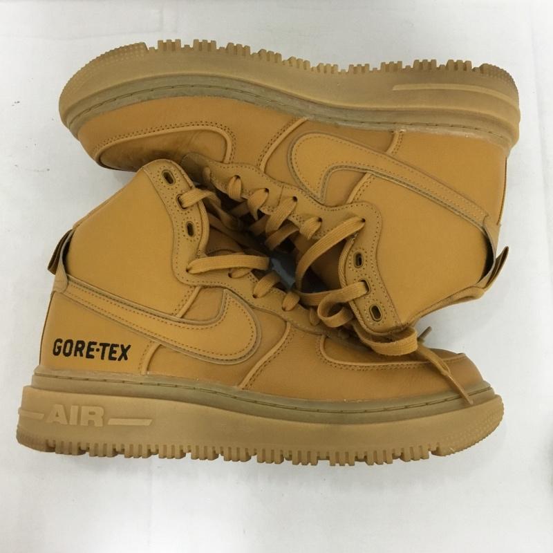 ナイキ NIKE スニーカー スニーカー CT2815-200 AIR FORCE 1 GTX BOOT GORE-TEX 27cm 箱有 27.0cm ロゴ、文字 キャメル / キャメル / メンズ USED 古着 中古 10136470