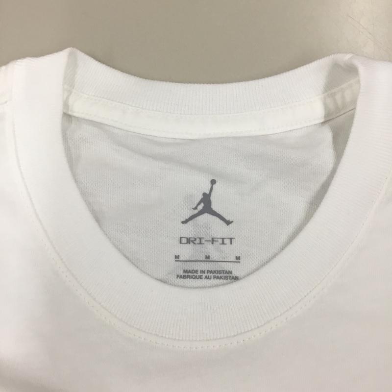 ナイキ NIKE Tシャツ 半袖 FN5975-100 JORDAN バスケットボールウェア クルーネック タグ付き M プリント 白 / ホワイト / メンズ USED 古着 中古 10115692