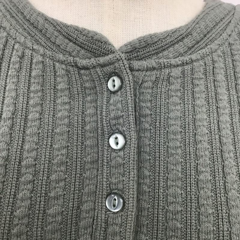 フリークスストア FREAK S STORE カットソー 長袖 長袖カットソー 無地カットソー ヘンリーネック FREE カーキ / カーキ / レディース USED 古着 中古 10125157