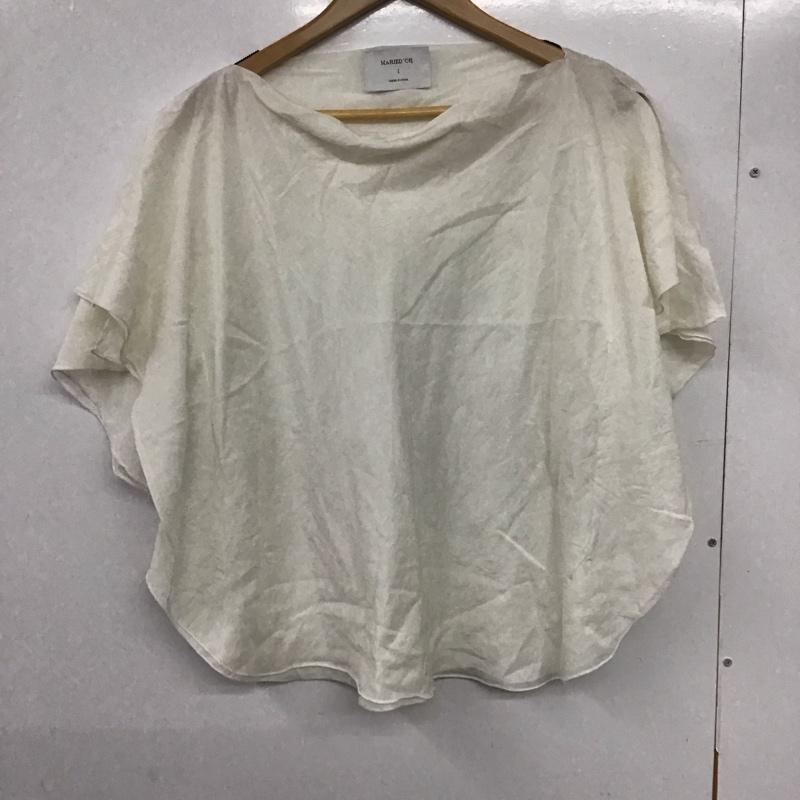 マリードール MARIED OR カットソー 半袖 1 無地 白 / ホワイト / レディース USED 古着 中古 10131969