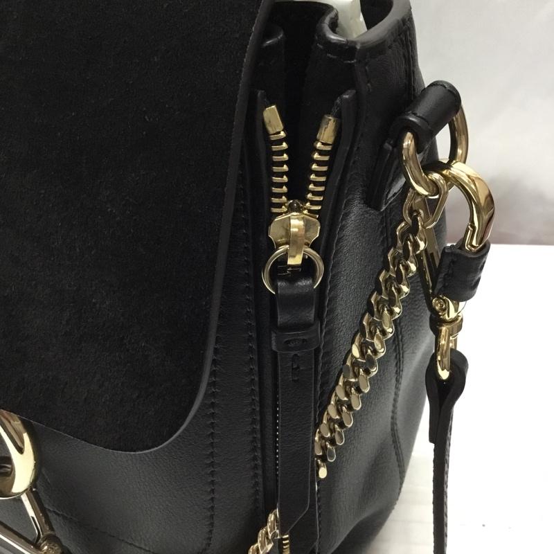 クロエ Chloe リュックサック、デイパック リュックサック、デイバッグ 01185765-5 フェイ 2WAY ハンドバッグ ロゴ、文字 黒 / ブラック / レディース USED 古着 中古 10118686