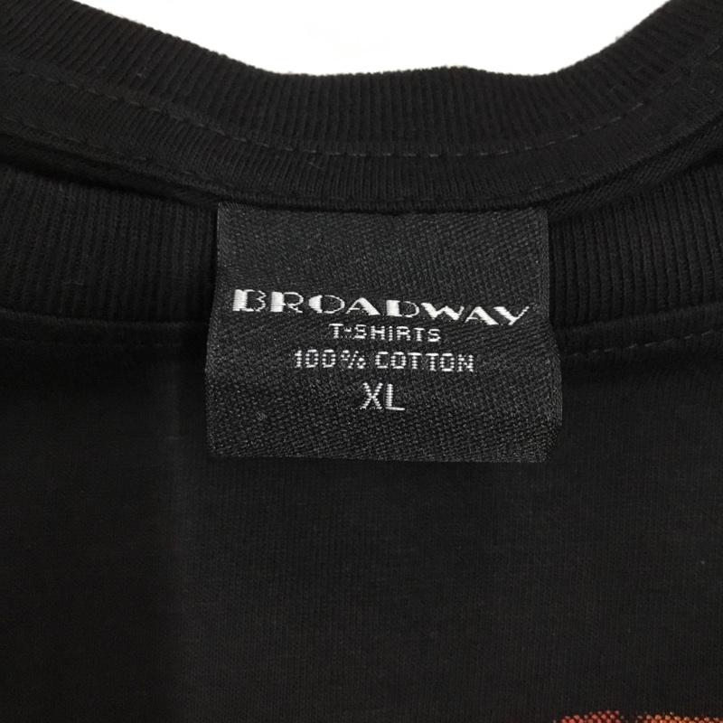 古着 USED Tシャツ 半袖 半袖カットソー プリントTシャツ クルーネックカットソー バンドTシャツ XL プリント 黒 / ブラック / メンズ USED 古着 中古 10106942