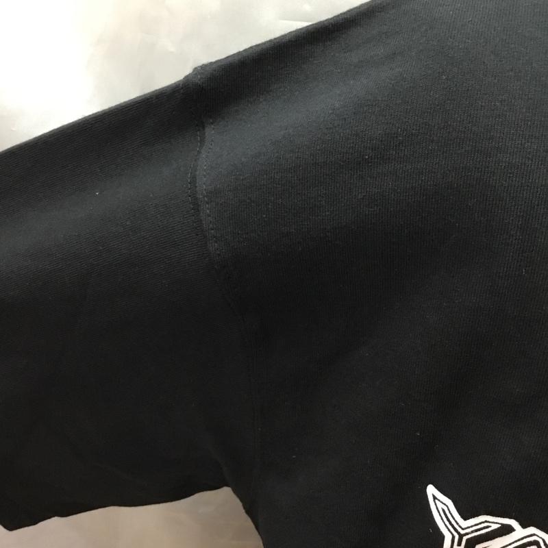 パブリュクス PUBLUX Tシャツ 半袖 半袖カットソー プリントTシャツ クルーネックカットソー L プリント 黒 / ブラック / メンズ USED 古着 中古 10114045