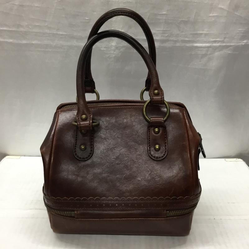 アナスイ ANNASUI ハンドバッグ ハンドバッグ 蝶々 レザー ワンポイント 茶 / ブラウン / レディース USED 古着 中古 10121003