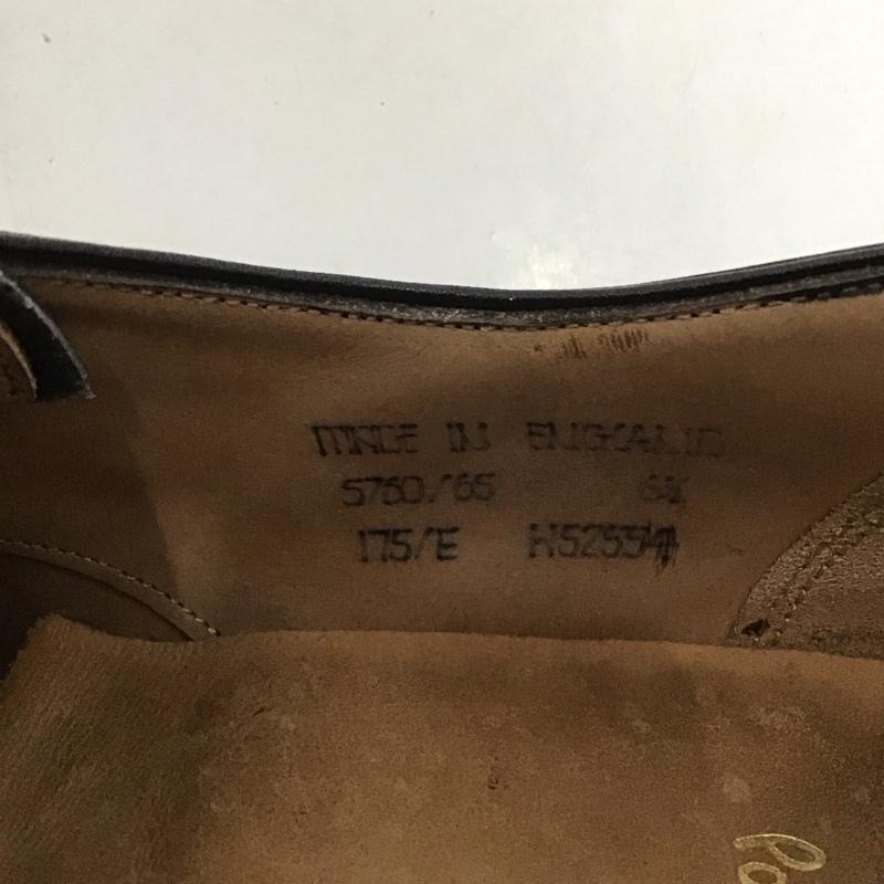 ポールスミス Paul Smith 革靴 革靴 ビジネスシューズ レザー イングランド製 無地 黒 / ブラック / メンズ USED 古着 中古 10122830