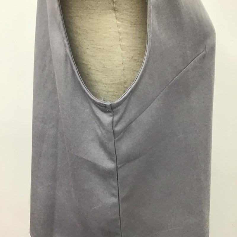 アビトーキョー ABITOKYO セットアップ セットアップ ノースリーブ タックパンツ ワイドパンツ M 無地 灰 / グレー / レディース USED 古着 中古 10139425