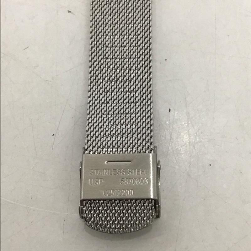 スカーゲン SKAGEN 腕時計 アナログ(クォーツ式) SKW2677 メッシュ 箱有 ロゴ、文字 銀 / シルバー / レディース USED 古着 中古 10134113