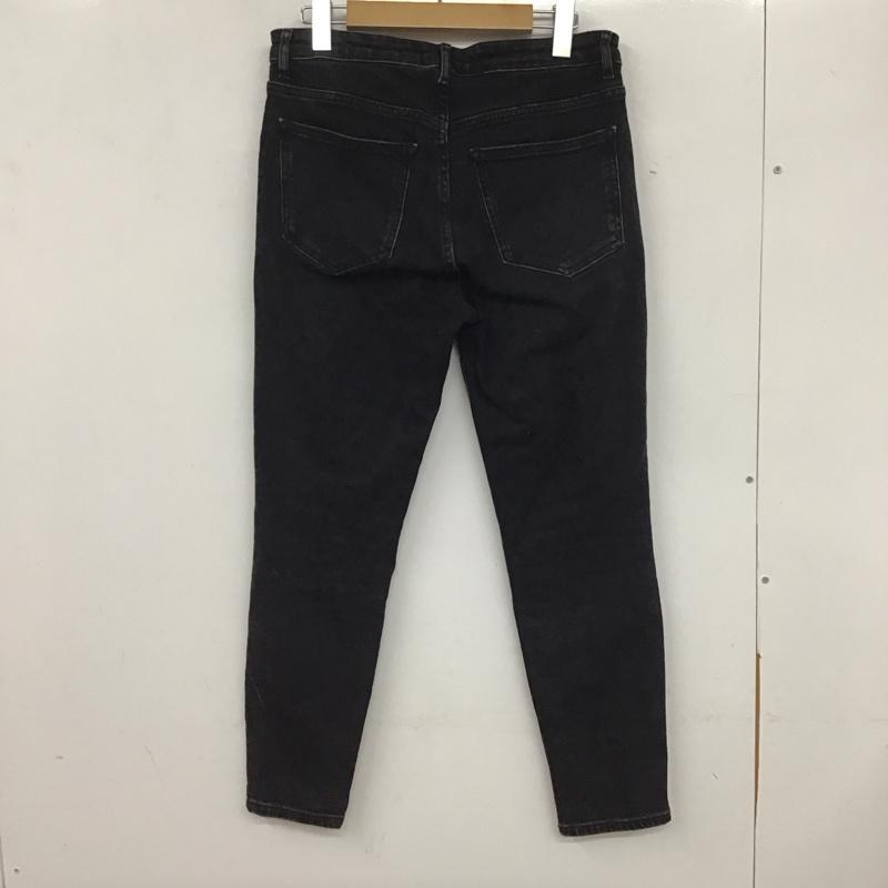 ザラ ZARA パンツ デニム、ジーンズ デニムパンツ スリムパンツ カジュアルパンツ ストレッチパンツ 40 無地 黒 / ブラック / メンズ USED 古着 中古 10134804