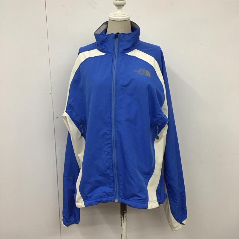 ザノースフェイス THE NORTH FACE ジャケット、上着 ジャケット、ブレザー BG506322 ブルゾン FLIGHT SERIES L ロゴ、文字 青 / ブルー / X 白 / ホワイト / レディース USED 古着 中古 10122135
