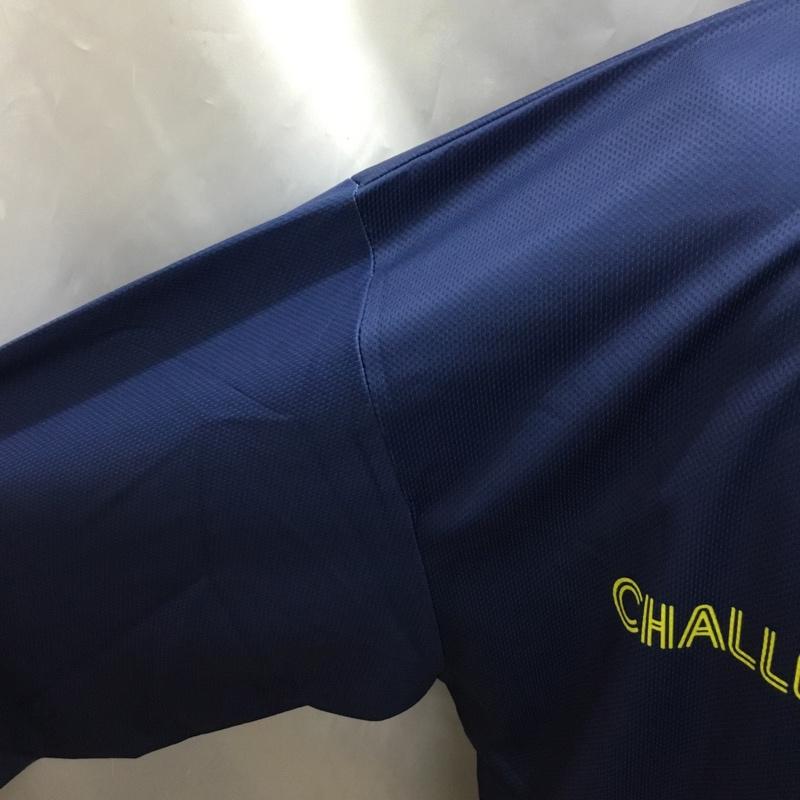 チャレンジャー CHALLENGER カットソー 長袖 CLG-CS 022-003 Gary YAMAMOTO LS WARM UP TEE タグ付き L ロゴ、文字 白 / ホワイト / X 黄 / イエロー / X 紺 / ネイビー /  メンズ USED 古着 中古 10109676