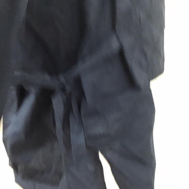 ザラ ZARA シャツ、ブラウス 長袖 長袖シャツ 無地シャツ ノーカラーシャツ M 無地 紺 / ネイビー / レディース USED 古着 中古 10125195