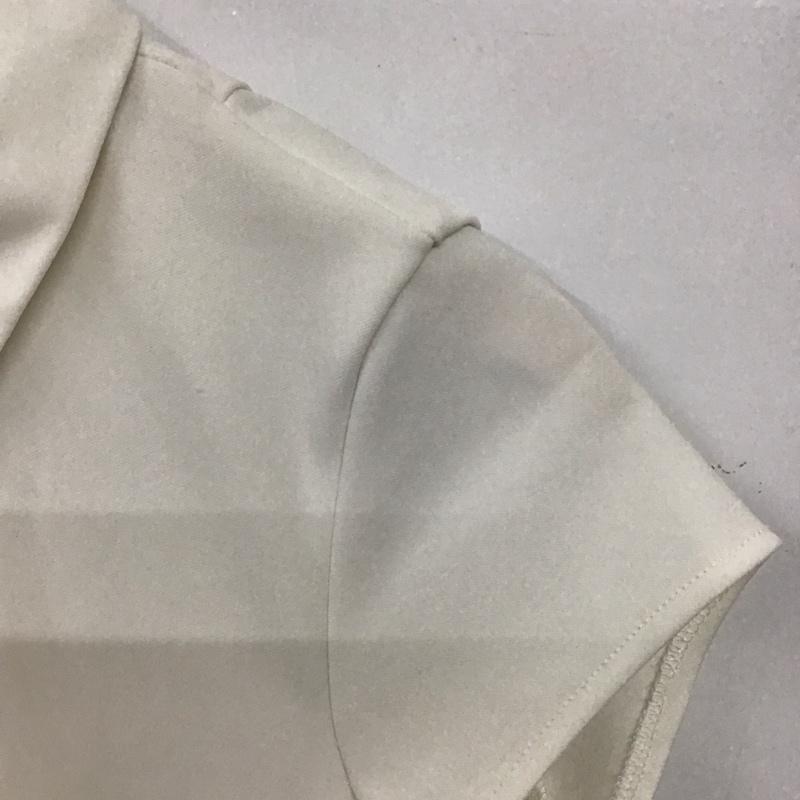 ザラ ZARA ワンピース ミニスカート 半袖 M 無地 白 / ホワイト / レディース USED 古着 中古 10136056