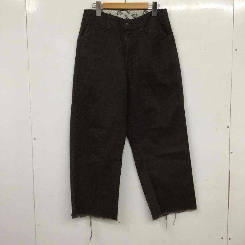 ベンデイビス BEN DAVIS パンツ チノパン チノパン ワイドパンツ カジュアルパンツ 30インチ 無地 茶 / ブラウン / メンズ USED 古着 中古 10135840