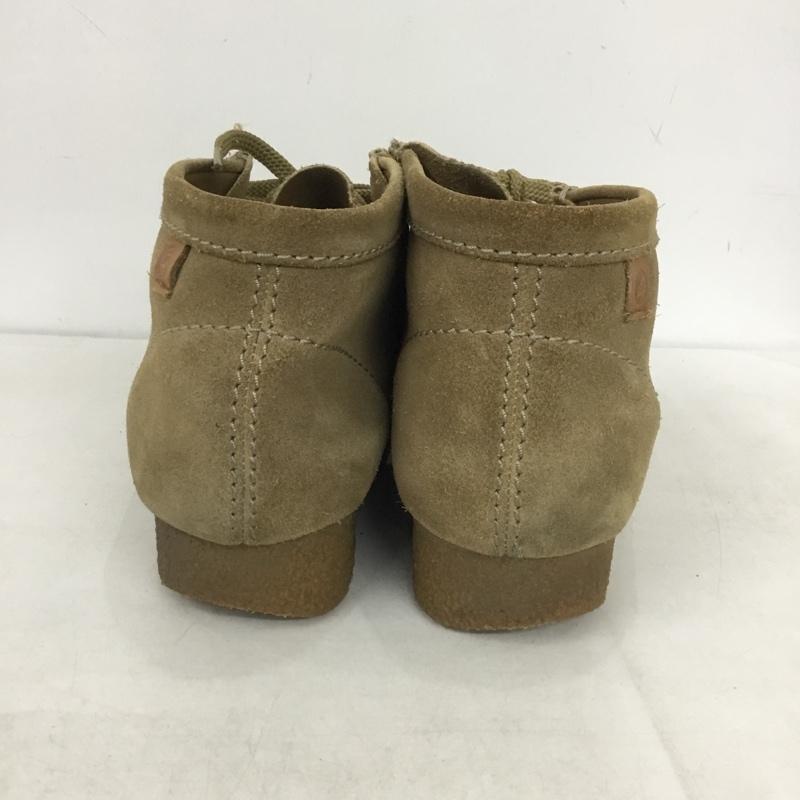クラークス Clarks カジュアルシューズ カジュアルシューズ 261594387065 Shacre Boot UK8.5 US:9.5 ワンポイント ベージュ / ベージュ / メンズ USED 古着 中古 10138329