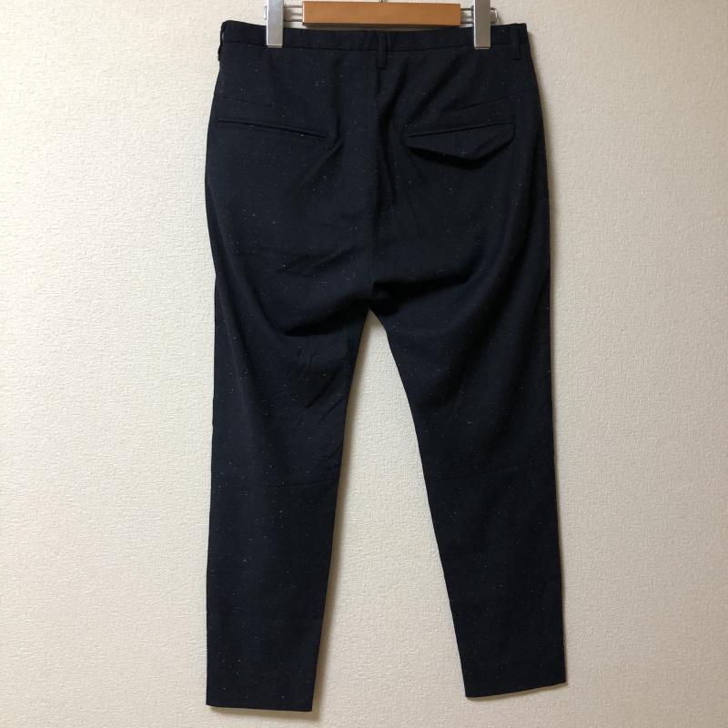 ホープ HOPE パンツ スラックス クロップドパンツ 36 無地 黒 / ブラック / X 白 / ホワイト / レディース USED 古着 中古 10011253