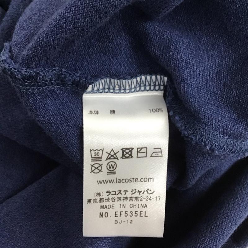 ラコステ LACOSTE ワンピース ひざ丈スカート EF535EL ポロシャツ スキッパー 38 ワンポイント 紺 / ネイビー / レディース USED 古着 中古 10108085