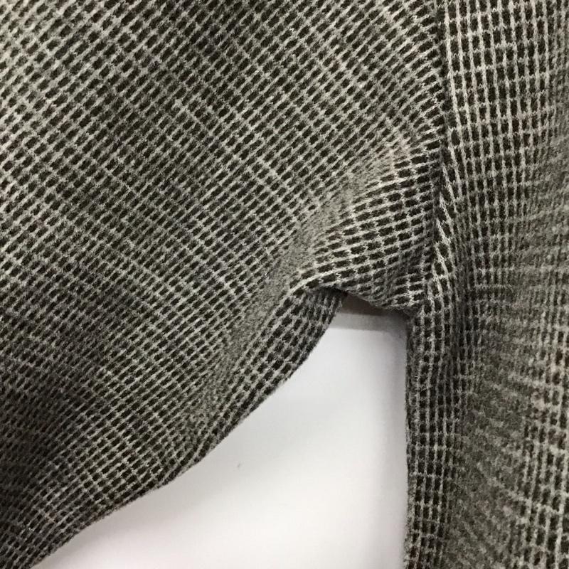 オペークドットクリップ OPAQUE.CLIP カットソー 長袖 637-17229 袖フォルムデザインカットソー ウールライク L 黒 / ブラック / X 白 / ホワイト / レディース USED 古着 中古 10129130