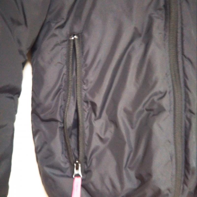トミーガール tommy girl ジャケット、上着 ダウンジャケット M 無地 X ロゴ、文字 黒 / ブラック / レディース USED 古着 中古 10013104