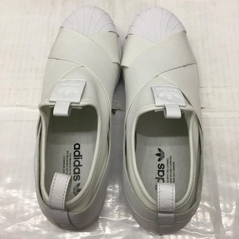 アディダス adidas スニーカー スニーカー FW7052 スーパースタースリッポン 28cm 箱有 28.0cm ロゴ、文字 白 / ホワイト / メンズ USED 古着 中古 10119353