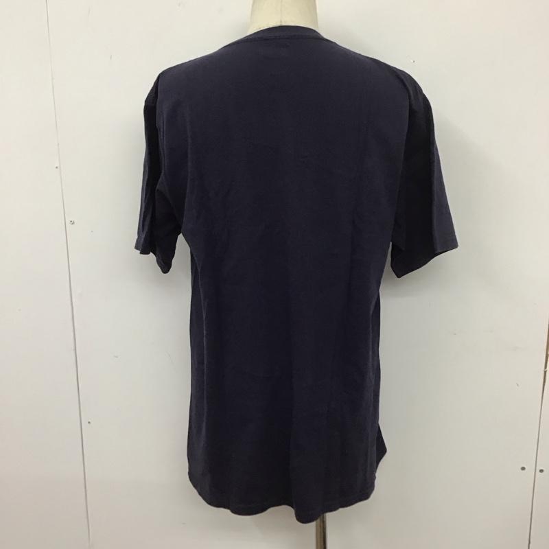 マジェスティック MAJESTIC Tシャツ 半袖 半袖カットソー プリントTシャツ クルーネックカットソー M プリント 紺 / ネイビー /  メンズ USED 古着 中古 10111139