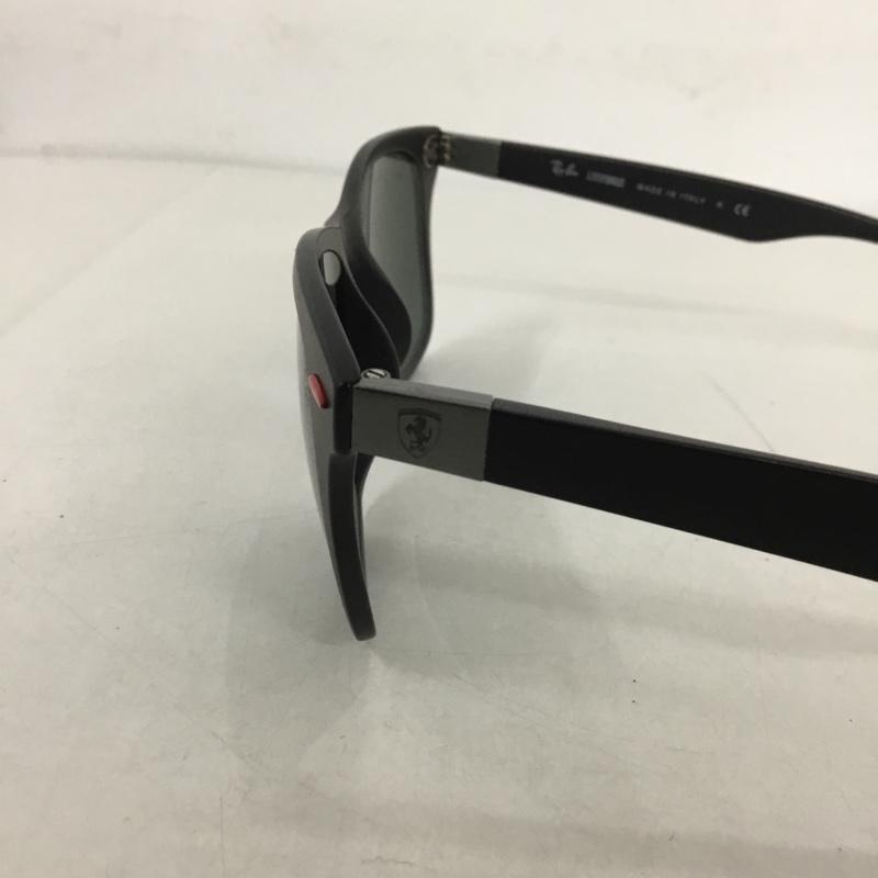 レイバン Ray-Ban めがね・サングラス サングラス RB4195-MF FERRARI ライトフォース フェラーリ ワンポイント 黒 / ブラック / X 赤 / レッド / メンズ USED 古着 中古 10127891