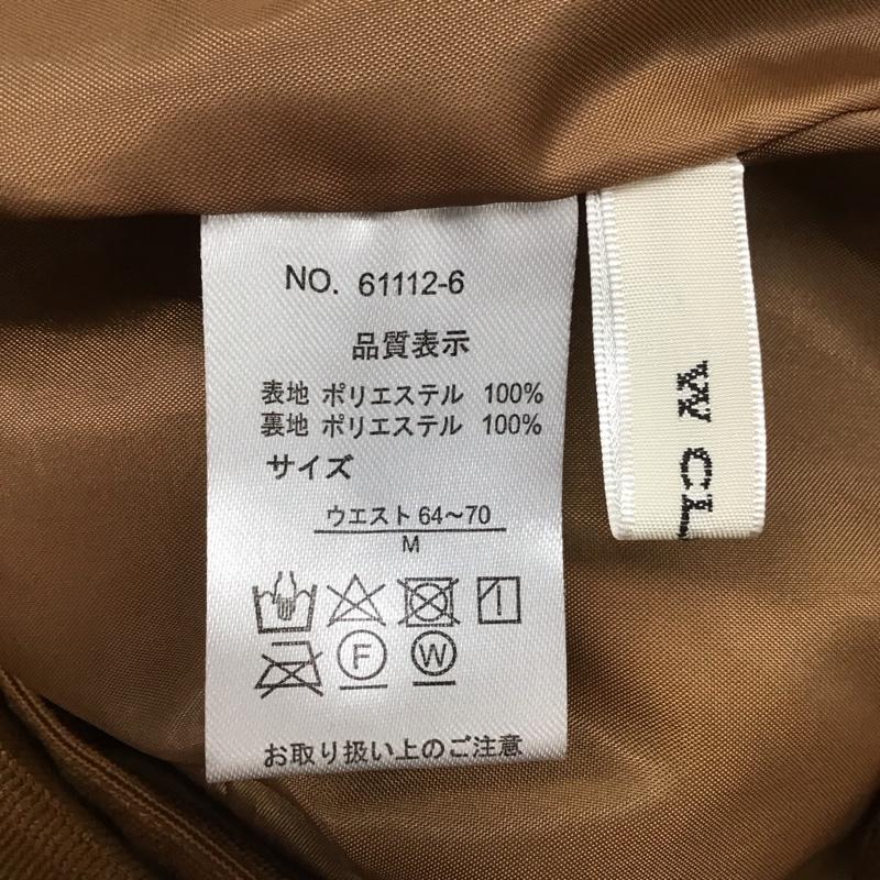 ダブルクローゼット w closet スカート ロングスカート 61112-6 サス付きスカート M 無地 茶 / ブラウン / レディース USED 古着 中古 10116932
