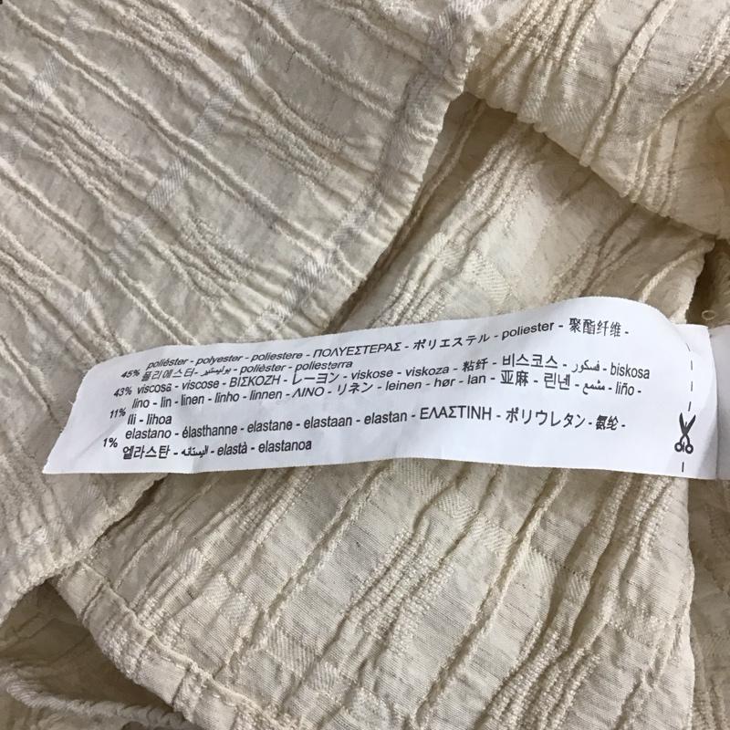 ザラ ZARA ジャケット、上着 ジャケット、ブレザー 1165 320 712 L 無地 アイボリー / アイボリー / レディース USED 古着 中古 10122033